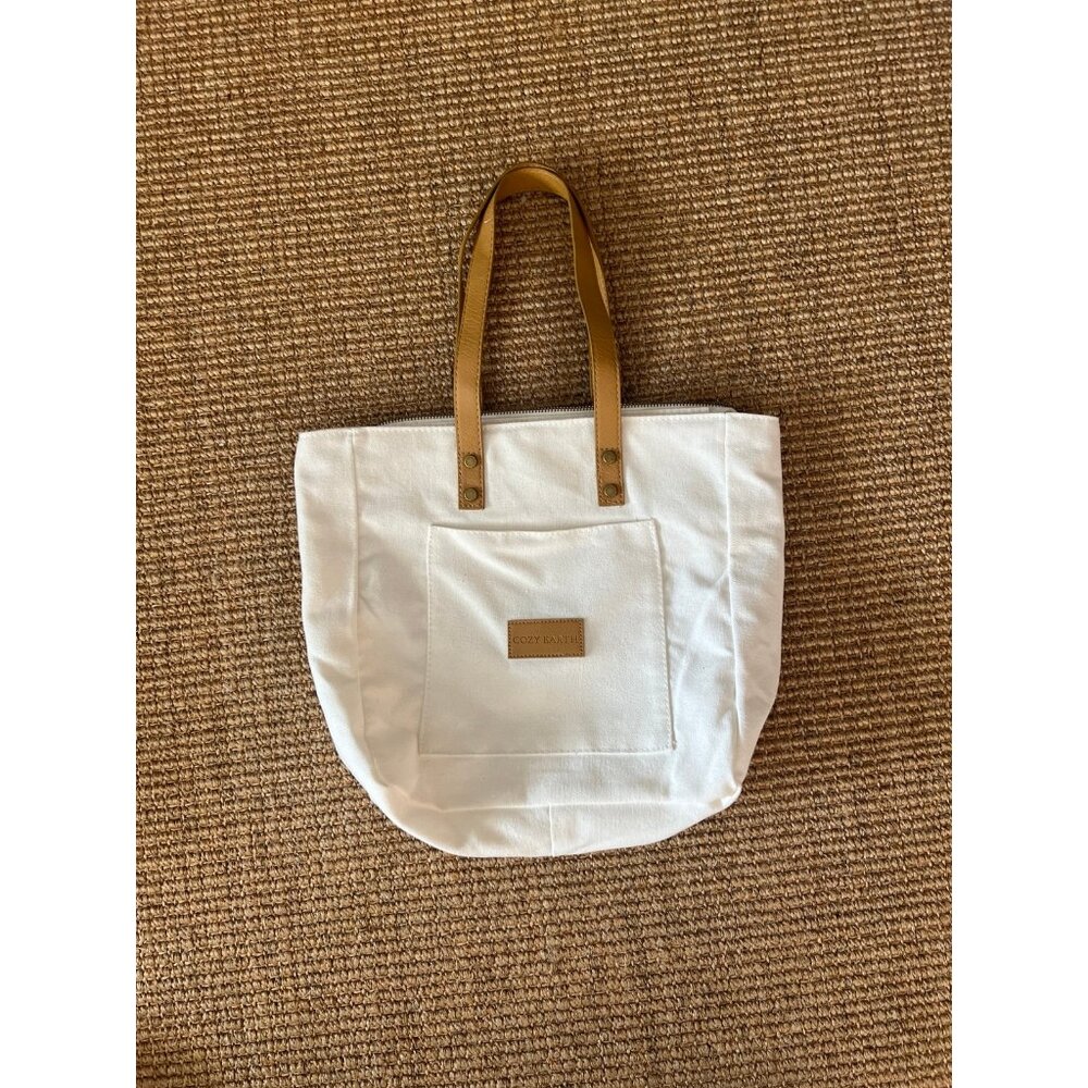 Cozy Earth Tote Storage Bag Women’s Canvas Handbag Shoulder Strap